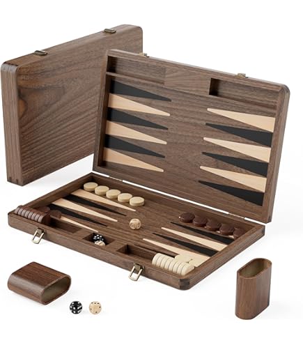 Premium backgammon 5-delige dobbelstenen set met Dopplerdobbelstenen