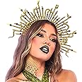 Roaring Good Time Medusa Headpiece - Gold Snake Headband Crown for Women's Goddess Christmas Party Costume