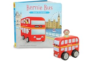 Indigo Jamm Mini Bernie & Evelyn & London sightseeing gift book set for children aged 18 months+