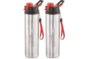 NIRLON Tranzy Sipper Stainless Steel Single Wall Water Bottle/Fridge Bottle,Kids School Bottle,Yoga & Sports Bottle 100% Leak