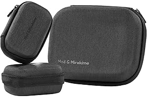 MOË & MIRAKIME Lot de 3 pochettes de rangement pour câbles : disques durs, câbles, accessoires (disques durs 2,5", cordons, chargeurs, GoPro, carte SD, USB, écouteurs) - Résistant à la poussière - Ultra léger.