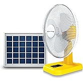 Sun King 16 Inch 5100 mAh Battery Portable 20 Watt Solar Powered Fan With Brushless DC Motor Technology, Rechargeable Solar F