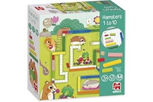 JUMBO Goula - Hamsters 1-10 - Juego Educativo para Aprender a Contar, Recomendado para niños +3 años, de 2 a 4 Jugadores