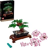 LEGO Botanicals Bonsai Ağacı 10281 &ndash; Yetişkinler i&ccedil;in Yeşil Yapraklar veya Pembe &Ccedil;i&ccedil;eklerle Oluşturulabilen Değiştirilebilir 