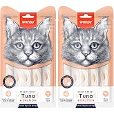 Wanpy Ton Balığı&Somon 5x14 gr Likit Kedi &Ouml;d&uuml;l&uuml; 2li paket