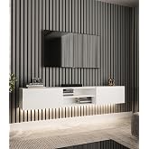 Volar TV &Uuml;nitesi Işıklı, Beyaz, 180 cm, Modern