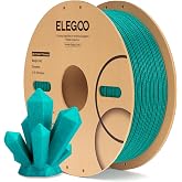ELEGOO Turquoise PLA Filament with Glitters 1.75 1kg | PLA Sparkle for 3D Printer, Dimensional Accuracy +/- 0.03mm, 3D Filame