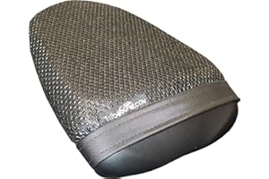 TRIBOSEAT Housse de Siège Passager Antidérapante pour Moto, Compatible avec Suzuki GSX-S750, GSX-S750Z (2017-2022), Empêche de Glisser, Réduit la Fatigue, Améliore la Stabilité, Facile à Installer