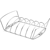 Weber 6469 Spare-Rib-Halter & Bratenkorb, beidseitig nutzbar, passend für Q 300/3000 und größere Gasgrills sowie Holzkohlegri