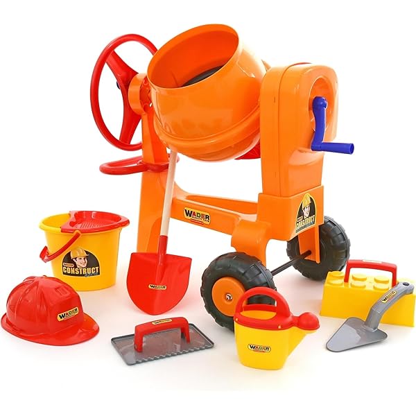 children's role play cement mixer