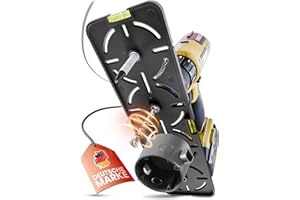 LAINFELD Bohrschablone für Steckdosen | Inkl. Wasserwaage | Elektriker Wasserwaage für Steckdose Unterputzdose Hohlwanddose Rohbau Schablone