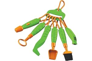 6in1 Forscher Set am Karabinerhaken Naturforscher Werkzeug für Kinder Natur und Garten Erkundung