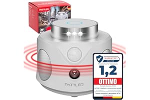 PATTLER® Mysz ultradźwiękowa i szczury | Ultra dźwięk myszy i szczury 360° | Ultradźwiękowa mysz i mysz do 180m² | Ultradźwiękowa dla szczurów | Ultradźwiękowa Mysz Ultradźwiękowa | Mysz