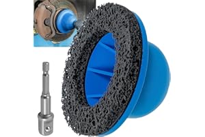 CYUaoao Ø 150 mm Radnabenschleifer, Innen Ø 90 mm Radnaben Bürste für Auto, Radnabenreiniger mit 1/2 Zoll Schlagschrauber, Nabenschleifer für Rostentfernungm, Verschmutzungen