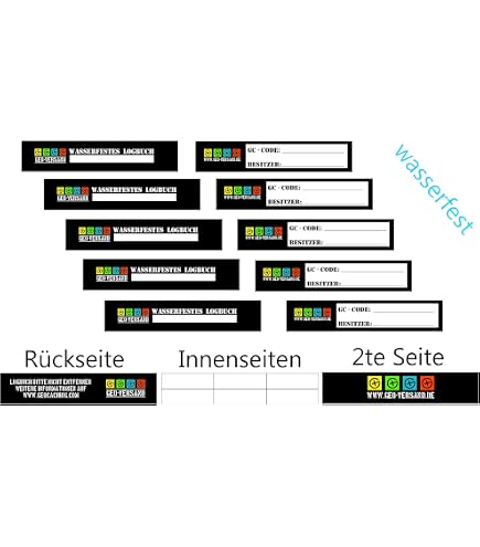 Geo-Versand Super Sale – 12-teiliges Geocaching-Versteck-Set, Micno-Mikro-Behälter Wasserdicht Mit Logstreifen, Inklusive Schlüsselring Und Aufrollhilfe Geo-Versand Super Sale – 12-teiliges Geocaching-Versteck-Set, Micno-Mikro-Behälter Wasserdicht Mit Logstreifen, Inklusive Schlüsselring Und Aufrollhilfe