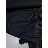 %100 PAMUKLU VİSKON KUMAŞ (ENİ/GENİŞLİĞİ: 150 CM) (SİYAH)