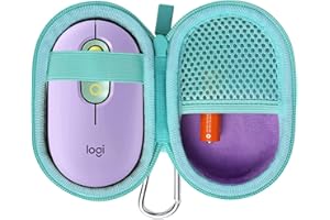 co2CREA Twarde etui podróżne do bezprzewodowej myszy Logitech POP, wyłącznie etui