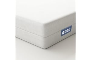 Mother Nurture Essential Foam Space Saver Cot Mattress, White, 100 x 50 x 10 cm