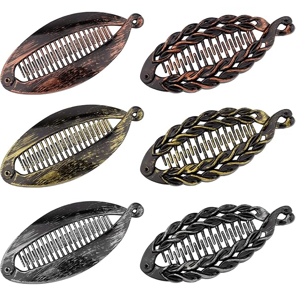 Scunci 5" Banana Combs, Assorted Colors, 6-Pieces Per Pack - Foto 7