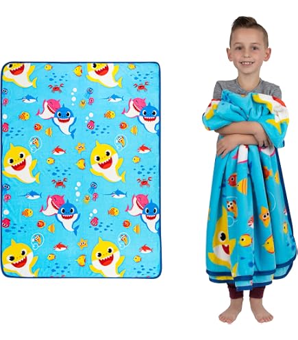 Personalized Baby Blanket With Shark Design – Custom Name Blanket For Boys & Girls | Super Soft 50x60 - View #7