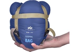 BESTEAM Agemore Envelope Outdoor Sleeping Bag Camping Travel Hiking Multifuntion Ultra-light (Dark Blue)