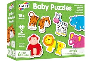 Galt Toys, Baby Puzzles - Jungle, Jigsaw Puzzles for Kids, Ages 18 Months Plus
