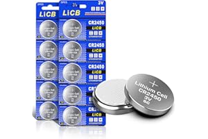 LiCB CR2450 3V Lithium Battery (10PCS)