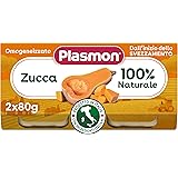 Plasmon Omogeneizzato Verdura Zucca 80g 24 Vasetti Con verdure italiane 100% naturale, senza amidi e sale aggiunti