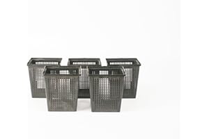 Inter Flowers GmbH Water Plant Baskets 11 x 11 cm / for Garden Pond - Suitable for Pond Plants such as Water Lilies / Plastic / Pond Plants / Garden Pond