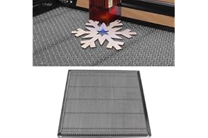 CCYLEZ Stół Roboczy do Grawerowania, łóżko Laserowe 500 X 500 Mm z konstrukcją komórkową do Cięcia Grawerem Laserowym