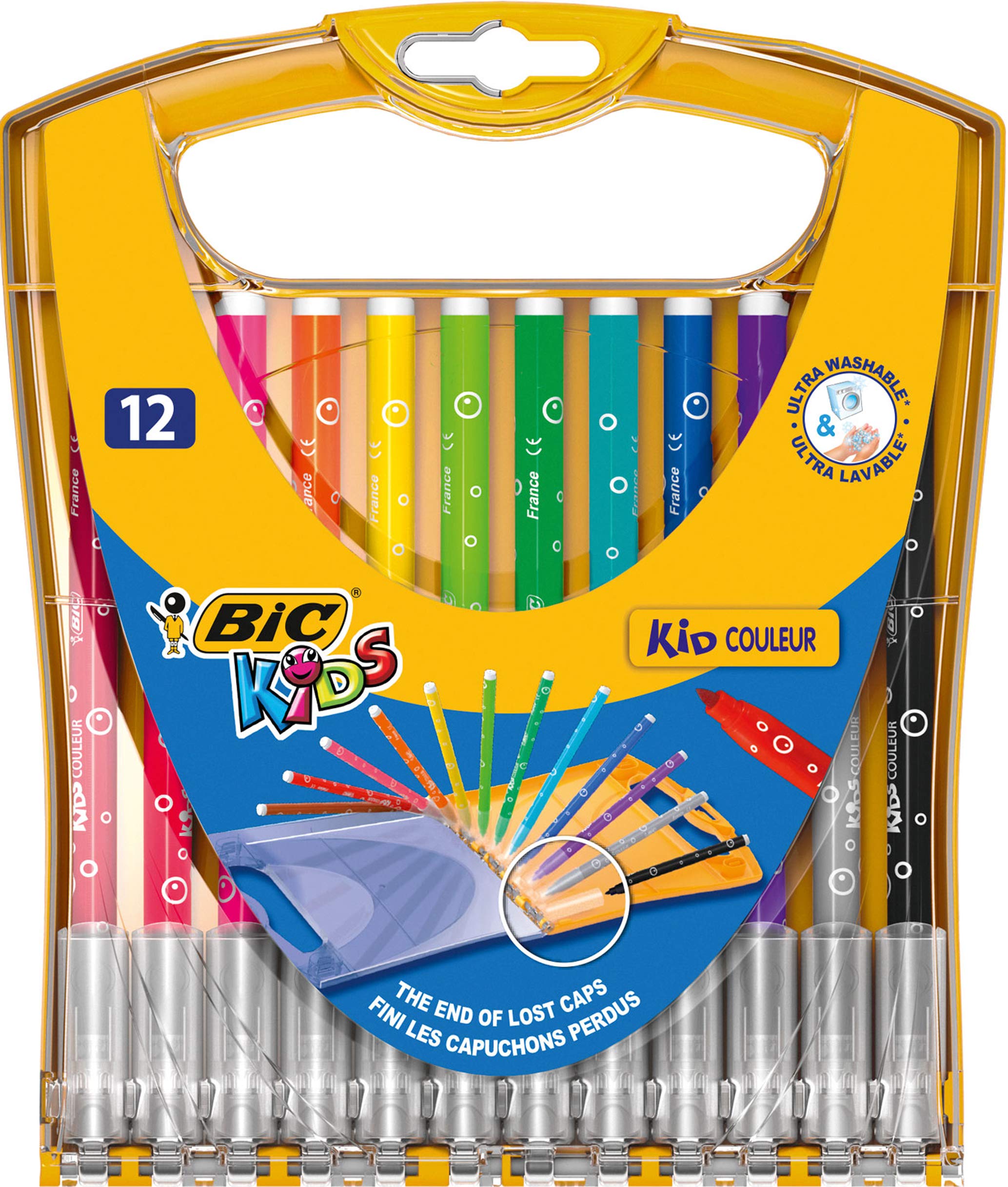 Valise BIC Kids Memory - 64 Pièces Crayons, Feutres Et Jeu Memory