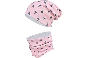 TupTam Mütze Kinder & Schlauchschal Set – Beanie Kinder für Herbst & Winter, Warme Mütze Jungen & Mädchen Oeko-TEX