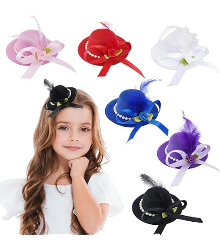 6436 6pcs 6 Colors Fascinator Hat Base, Crafts Mini Hat, Eva Fabric BENECREAT 6Pcs 6 Colors Fascinator Hat Base, Crafts Mini Hat  main image 4