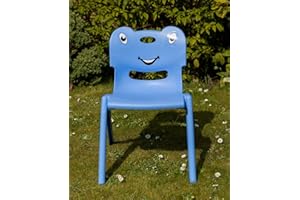 OMS HOME STORE Plastic Kids Chairs Indoor Outdoor Garden Stackable Toddler Children Chair (Blue)