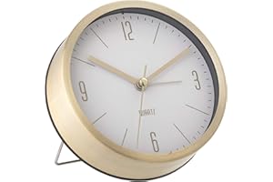 Bloomingville 82040232 table clock Mechanical table clock Gold,White Round