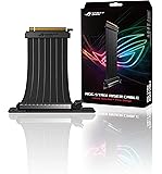 ASUS RS200 ROG Strix 240mm PCI-E x 16 Riser Cable with 90 Degree Adapter, Patented SafeSlot Design, EMI Shielding