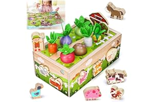 MUMUA Montessori Wooden Sensory Toddler Toys: Toy for 1 2 3 Year Old Boys Girls | 1st Birthday Baby Gifts for 1-2 Year Olds | Babies 12+ Months Educational Learning Present Easter Gift Fine Motor Skills