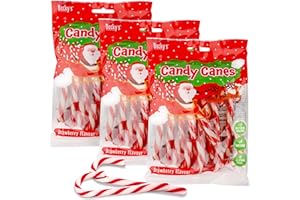 SWEET BUDDIES 3x Becky´s Candy Canes Zuckerstangen - 10er Pack rot-weiß, 13 cm - Weihnachtsdeko, Baumdeko, Süßigkeiten für Weihnachtsteller & Adventszeit - Klassischer Look für festliche Dekoration