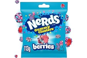 ‎WASHYS Gummy Clusters 113g XXL Very Berry Berries Packung - Amerikanische Süßigkeit, Original aus USA, Einzigartig und Lecker - Mengenrabatt, Ideal zum Sparen (1x Packung)