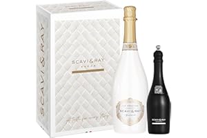‎SCAVI & RAY SCAVI & RAY Geschenkset Ice Prestige Spumante mit Pfeffermühle, halbtrocken, fruchtig frischer Schaumwein aus Italien, 10,5% Vol. Alkohol – Genussmoment in stilvoller Geschenkbox