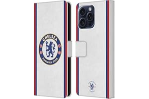 Head Case Designs Officially Licensed Chelsea Football Club Away 2019/20 Kit Leather Flip Case Compatible With Apple iPhone 16 Pro Max