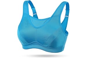 Wingslove Femme Forte Intensité Soutien Gorge de Sport Brassiere Pas de Rebond sans Armatures