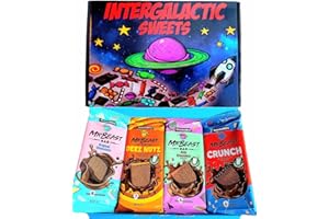 Mr Beast Feastables Chocolate Bar Hamper Gift Box | Deez Nuts, Milk Chocolate, Original, Crunch | BY INTERGALACTIC SWEETS