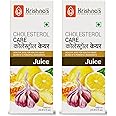 KRISHNA'S HERBAL & AYURVEDA Cholesterol Care Juice - 1000 Ml (Pack Of 2) | Contains Honey With Apple Cider Ginger Garlic, Sugar Free, Helps In Digestion And Immunity