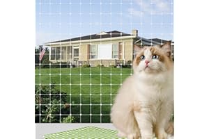 MEYAGOT Rete Gatti Balcone,10x3m Rete Protezione Gatti Balcone,Rete Balcone per Gatti,Rete Protettiva per Gatti,Rete per Gatti Balcone per Terrazzi,Finestre,Terrazzi,Balconi