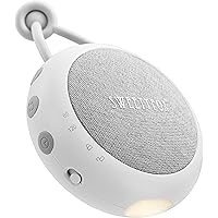 Macchina Rumore Bianco GuKKK - 24 Suoni, Luce Notturna, Timer, Portatile, Per Neonati E Adulti