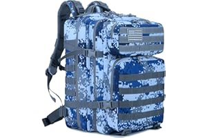 SEYATULLH Mochilas Tácticas Militares para Hombre/Mujer 45L Grandes Army Molle Bolsa Mochila de Senderismo para Acampar