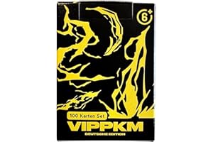 VIPPKM® 100 Karten Set - original deutsch - VIPPKM Geschenkbox kompatibel mit Pokemon Karten inkl. begehrter Holo-Sammelkarten Kinder zu Weihnachten, Nikolaus & Geburtstag