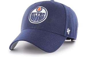 '47 Forty Seven Brand MVP Edmonton Oilers Curved Visor Snapback Cap Light Navy NHL