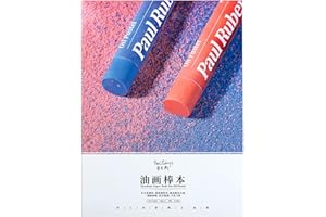 Paul Rubens Oil Pastel Paper, Sized A4 Hot Press Wooden Pastel Paper for Artists and Beginner, 112lbs/240gsm, 30 Sheets, Excellent Paper Pad for Oil Pastel Painting.